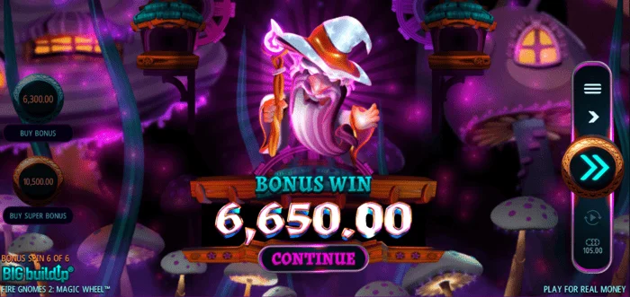 Fire Gnomes 2 Magic Wheel - bonusni dobitak